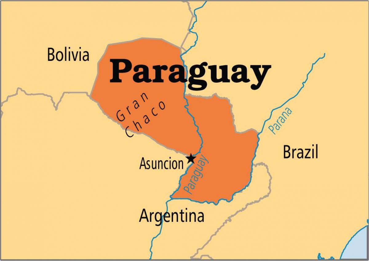 столиця Парагваю карті