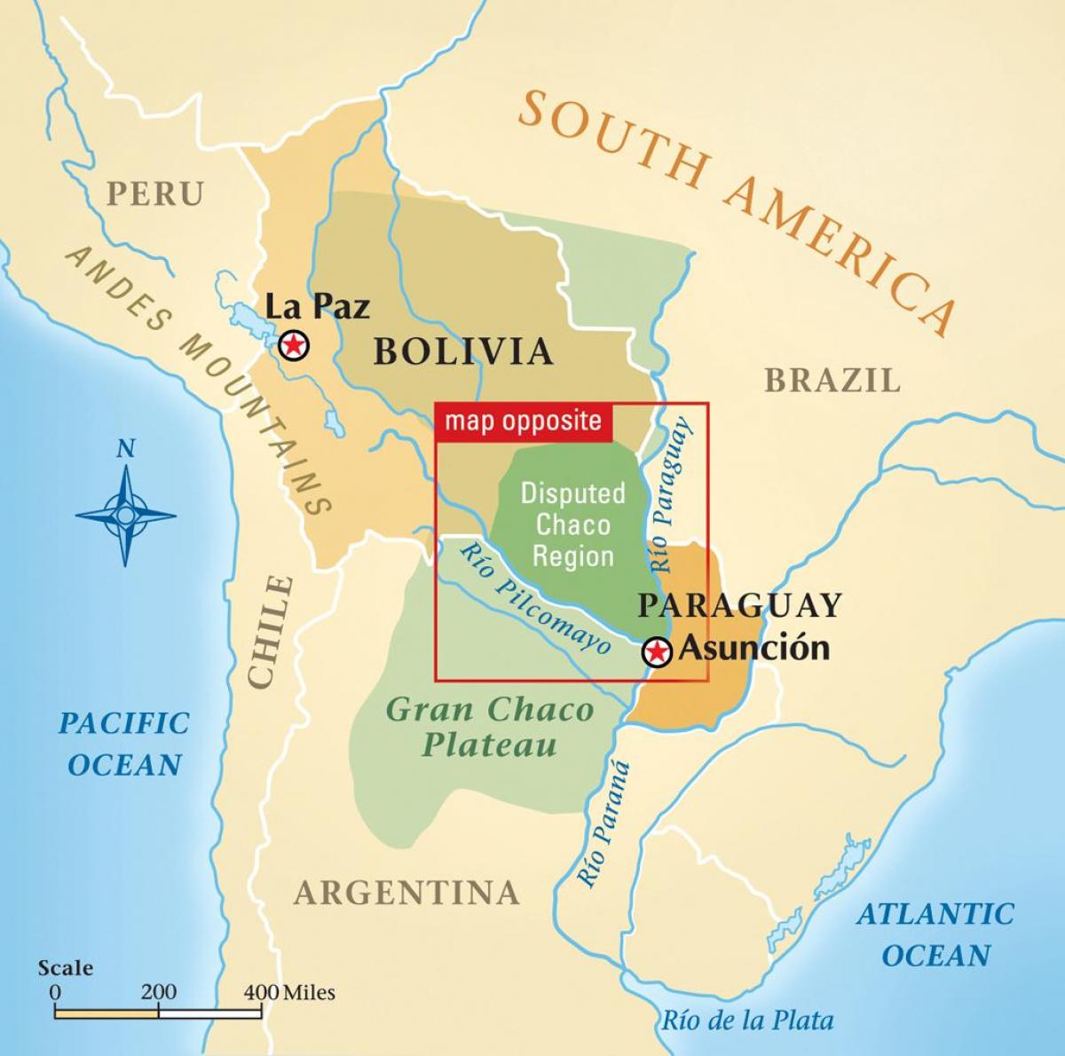Карта Ріо-Парагвай
